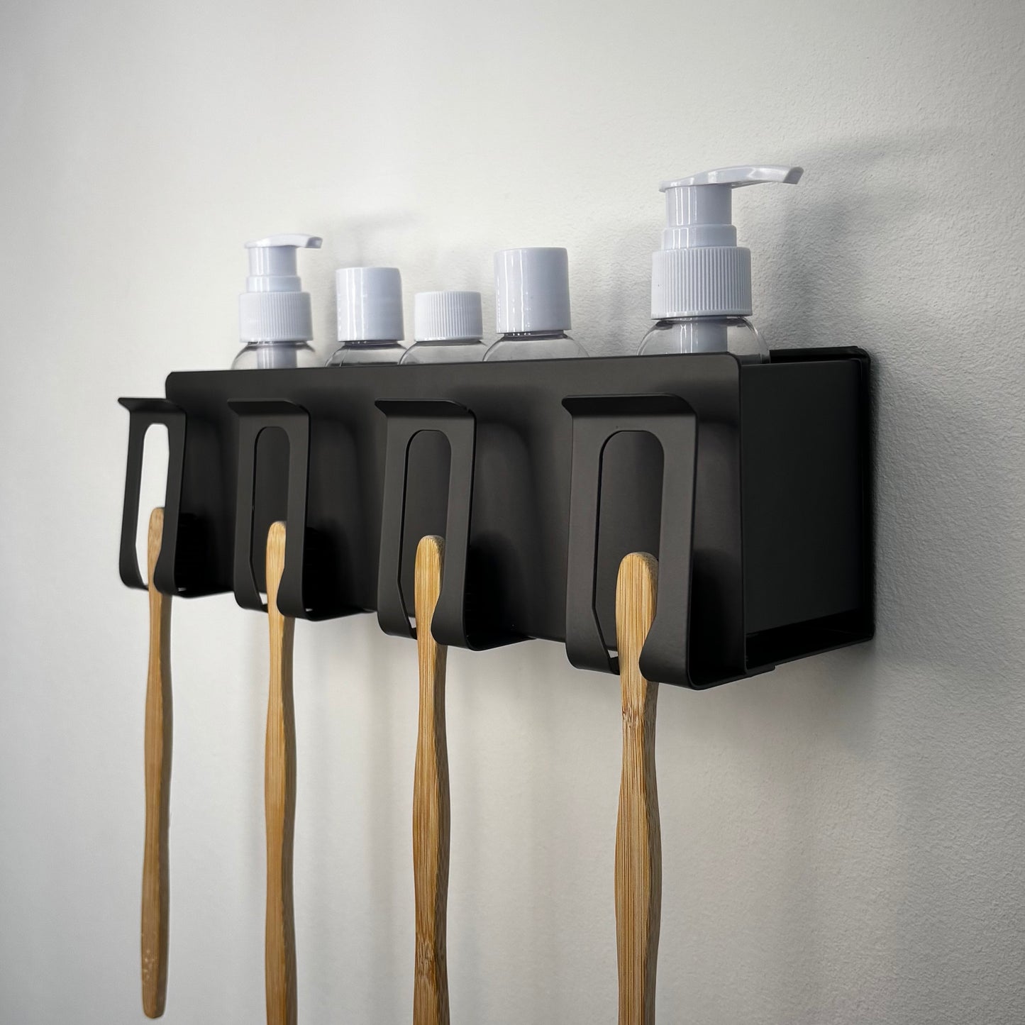 Support mural pour brosse à dents 4 personnes