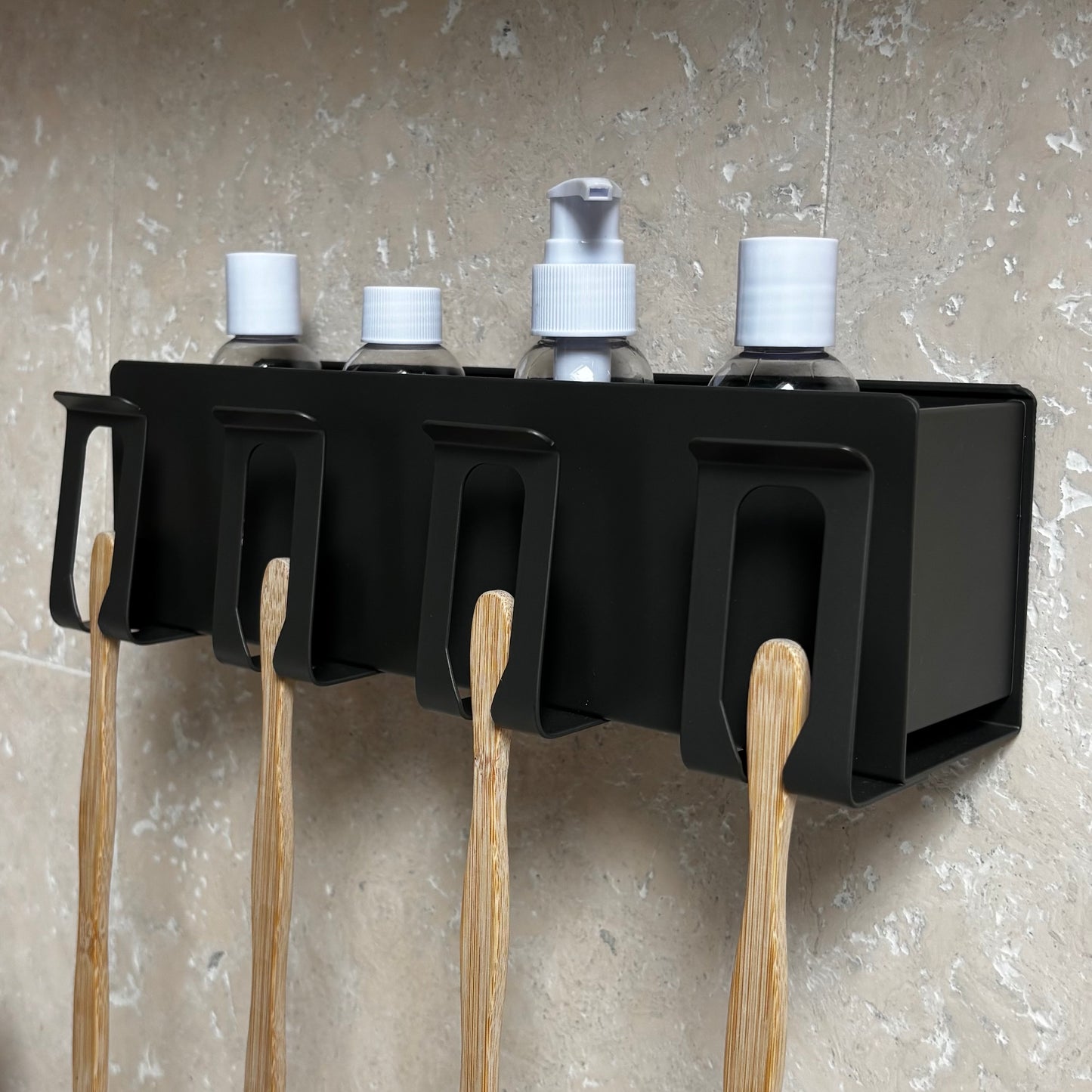 Support mural pour brosse à dents 3 personnes
